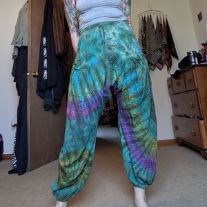 Tie-Dye Harem Pants